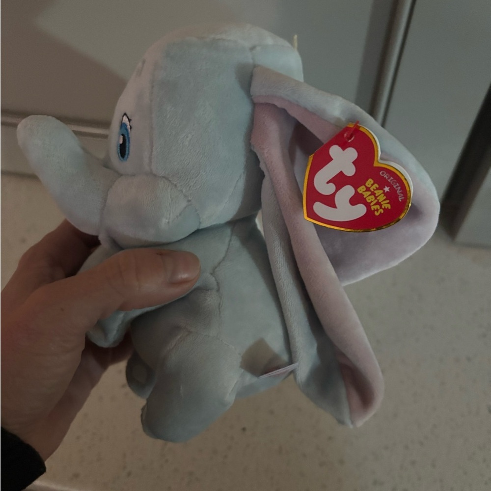 TY Dumbo Beanie Baby Plush Toy 7” - Picture 2 of 4